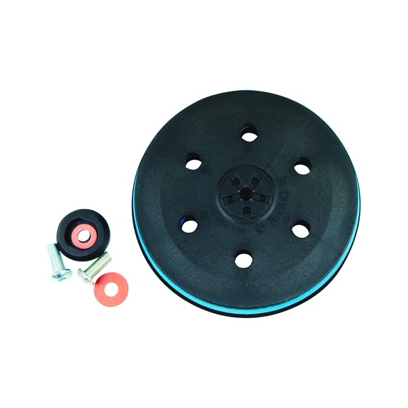 SUPPORT PLATES FOR VELCRO DISCS DIA. 150 mm - HOOK-AND-LOOP FASTENING PLATE MULTI-PURPOSE 6/9/15 HOLES MULTI-PURPOSE CONNECTION (FIG. B)