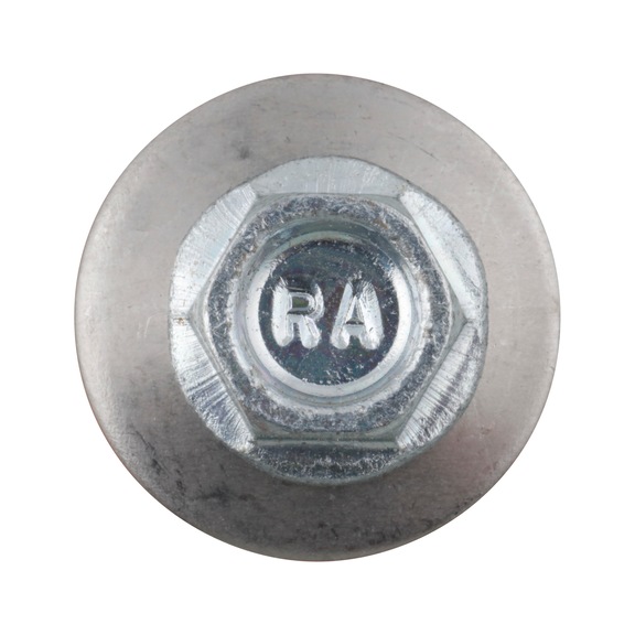 Thin sheet metal screw, butt joint screw, bimetallic A2/steel, DS14 RP-TD - 5