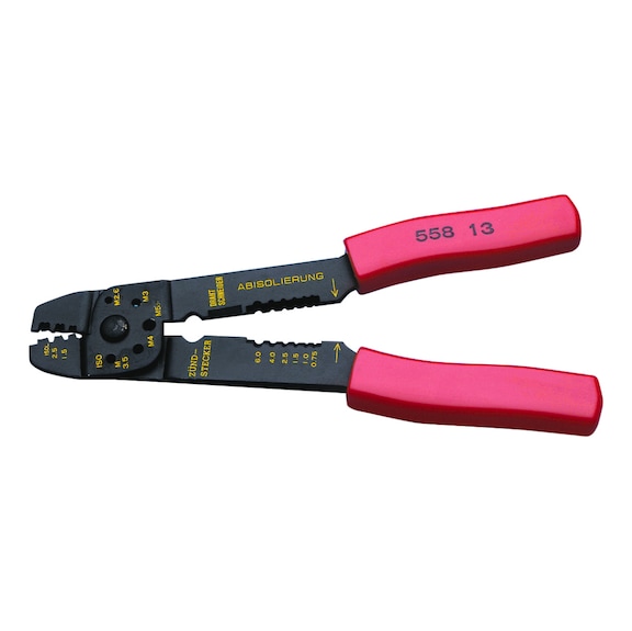 PLIERS FOR STRAIGHT CABLE LUGS - PLIERS FOR INSULATED CABLE LUGS