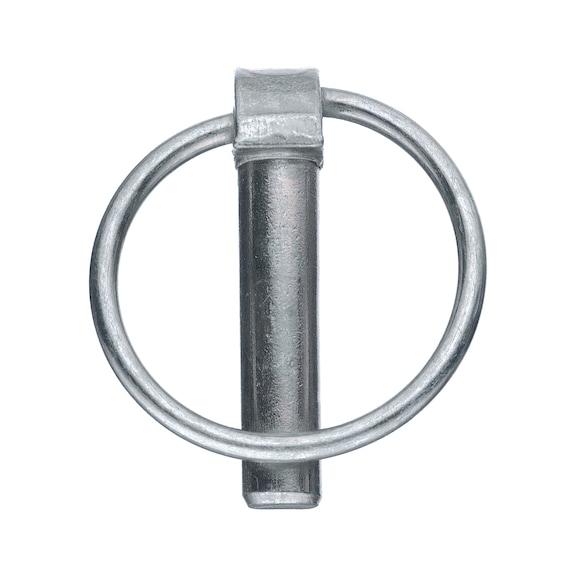 Linch pin, yellow zinc plated - Linch pin, galvanised, 40 mm, shackle diameter: 41 mm, length: 4.5 mm