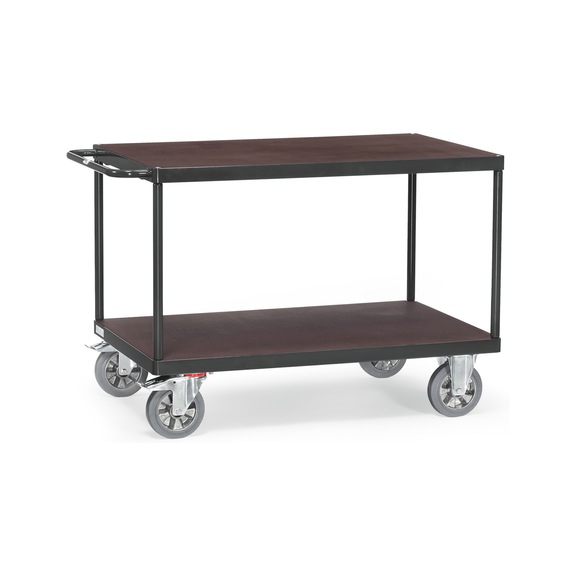 Schwerlast-Tischwagen "Grey Edition" mit 2 Holzböden