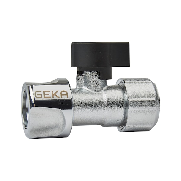 GEKAplus hose fitting with ball valve - GEKAplus hose fitting with ball valve