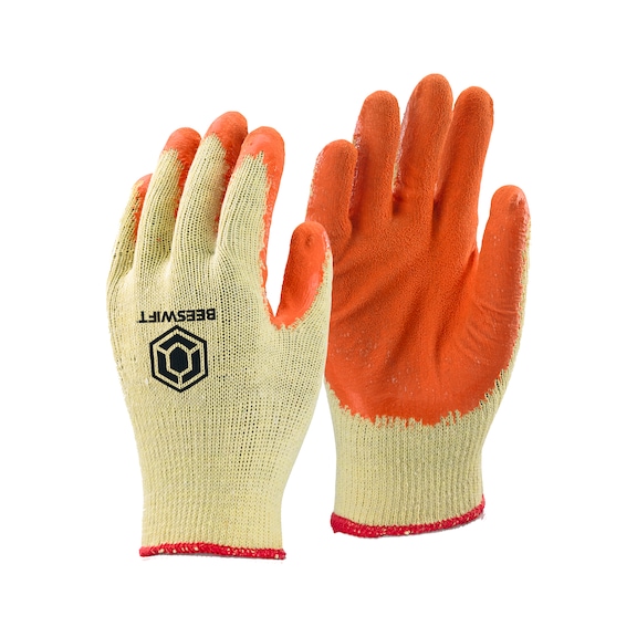 Latex coated glove