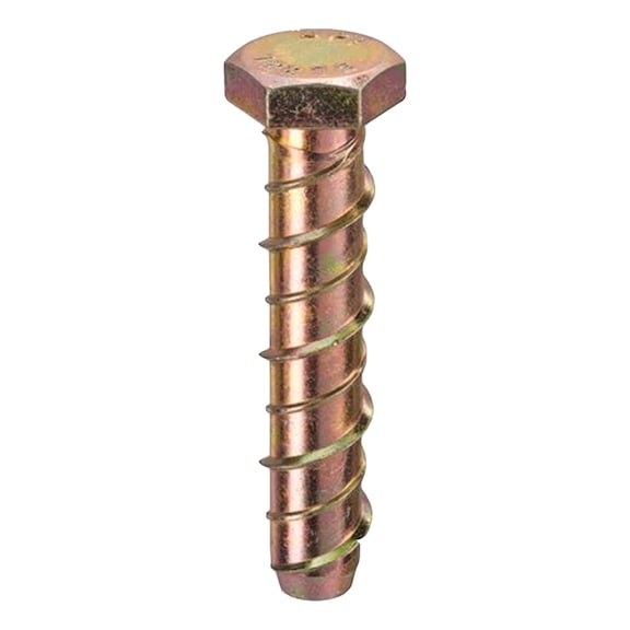 Thunderbolt Hexagon Galvanised - 10 X 60 HEX THUNDERBOLT GALV 10MM DRILL