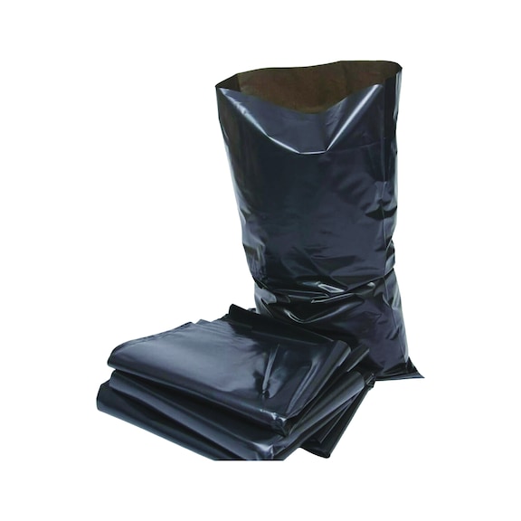 Rubble sack - RUBBLE SACK 50L 400G 22X32 BLACK PK100