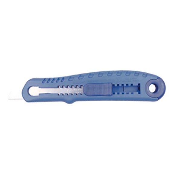 Cutter de seguridad con cuchilla 18mm - Cutter detectable de seguridad cuchilla 18mm