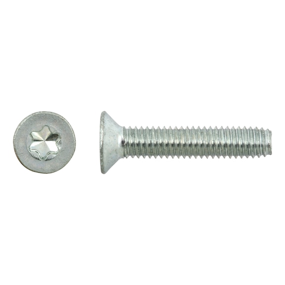 Self-tapping countersunk head screw, DIN 7500-ME, galvanised - 1