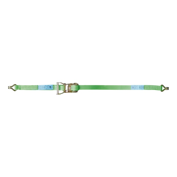 Lashing straps, width 50 mm, 2,500/5,000 daN, with pressure ratchet - Lashing strap 2 pcs with claw hook, width: 50 mm, length: 6 m, 2500/5000 daN