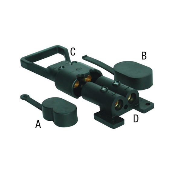 CONNECTORS FOR FORKLIFTS AND JACKS