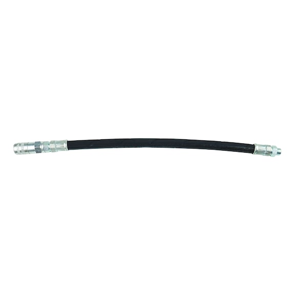 HIGH PRESSURE HOSE FOR MANUAL AND PNEUMATIC COMPRESSORS - RUBBER TUBE WITH M10X1 HEAD - L = 300 MM
