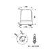 ROTATING WARNING BEACON - ROTATING BEACON ORANGE 12/24V FLAT BASE - 2
