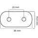 COUNTERPLATE FOR OPEN AND CLOSED HOOKS - 2