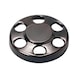 HUB CAP DISC 6 HOLES - HUB CAP DISC BLACK 6 HOLES - 1