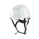 Hard hat with 4-point chin strap in accordance with DIN 397