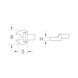 RECA Einsteck-Maulschlüssel für Drehmomentschlüssel (Werkzeugaufnahme 14 x 18 mm) - 2