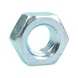 HEXAGON NUT MEDIUM PROFILE WHITE GALVANISED - 1