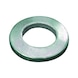 FIAT TYPE WHITE GALVANIZED CONICAL SPRING LOCK WASHERS - 1