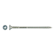 Adjustable wooden spacer screw, zinc plated - 1
