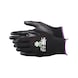 RECA PU Soft protective gloves - PU Soft assembly gloves EN 388 - 4111X - CAT. II, nylon, black, size 7 - 1