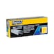 Rapid fine wire staple, type 13 - Rapid staple type 13, steel, contents 5000 units 10.6 x 6.0 x 0.7 mm - 2