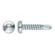 sebS drilling screw, round head, TX, similar to DIN 7504-N, zinc plated - sebS pan head drilling screw, sim. to DIN 7504-N galvanised, TX 20, 4.2 x 19 - 1