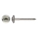 Roofing screw with sealing washer, dia. 15 mm, A2, Pozidriv - 1