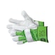 Protective gloves, split cowhide leather - Protective gloves EN 388 cat. II in split cowhide leather, with cuffs, size 10 - 1