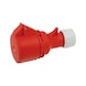 CEE plugs - CEE coupling, 5-pin, degree of protection IP 44, self-closing cover 400 V/16 A - 1
