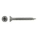 Drywall screws for perforated plates, double-start thread - C4 surface coating - C4 surface coating 1000 SST drywall screw f. perforated plates EN 14566 3.5x30 - 1