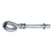 Expansion anchor TS-6 eyelet - Expansion anchor TS-6, eyelet, white galvanised, 6 x 66 - 1