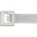 Cable ties with plastic latch, natural - 1