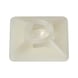 Self-adhesive mounts - Self-adh. cble holder, PA 6.6 natural, holder: 25 x 25 mm, for 2.5-mm cable ties - 1