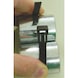 Detachable cable ties with plastic latch, black - 3