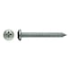 Round head tapping screw, DIN 7981, zinc plated, type C - Pan head tapping screw, DIN 7981, galvanised, type C, H 1 2.9 x 13 - 1