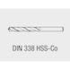 Assortiment VISO de forets métal DIN 338 HSS-Co - 2