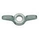 Wing nut, DIN 315, malleable iron, galvanised - Wing nut, DIN 315, malleable iron, galvanised, M4 - 1