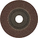 Flex-Mop flap discs - Flex-Mop flap wheel discs, grain: 60, synthetic corundum, curved, 115 mm - 3