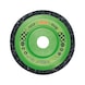 Discos de láminas clean-mop - Discos de cepillo milhojas clean-mop, disco de limpieza, 125 mm - 1