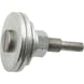 Clamping mandrel for coarse cleaning discs and fluffy - Clamping mandrel for FIRE-DISC coarse cleaning disc, for one disc, 6 x 52 mm - 1