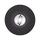 Support plate with cooling grooves - Support plate with cooling grooves for vulcanised fibre discs, 125 mm - 1