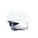 HARD HAT WITH RETRACTABLE VISOR - WHITE HARD HAT WITH RETRACTABLE VISOR - 2