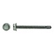 SELF-DRILLING SCREW WITH WITH FLANGE HEXAGONAL HEAD - SELF-DRILL HEX HEAD SCREW WZP - 1
