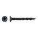 Drywall screw for plasterboard with punching head and underhead counter thread with needle tip - tradesperson packs - 1