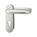 Property handle fitting with short plates - 1