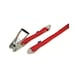 Lashing straps, width 50 mm, 2,500/5,000 daN, with pressure ratchet - Lashing strap with claw hooks, width: 50 mm, length: 12 m - 1