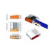 Borne de raccordement compacte - Borne de raccordement, compacte, 3 pôles, orange, 0,5-2,5mm² - 2