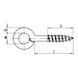 Ring bolts type 1, zinc-plated - 2