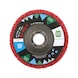 fire-mop II ceramic coarse cleaning disc - fire-mop II sanding disc, cleaning disc with ceramic abrasive grain, 125 mm - 1
