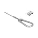 Wire rope with carabiner - 1