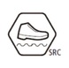 Pulsar shoes S1P SRC - Pulsar safety shoes EN20345 S1P SRC, water-repellent technical fabric, size 38 - 2